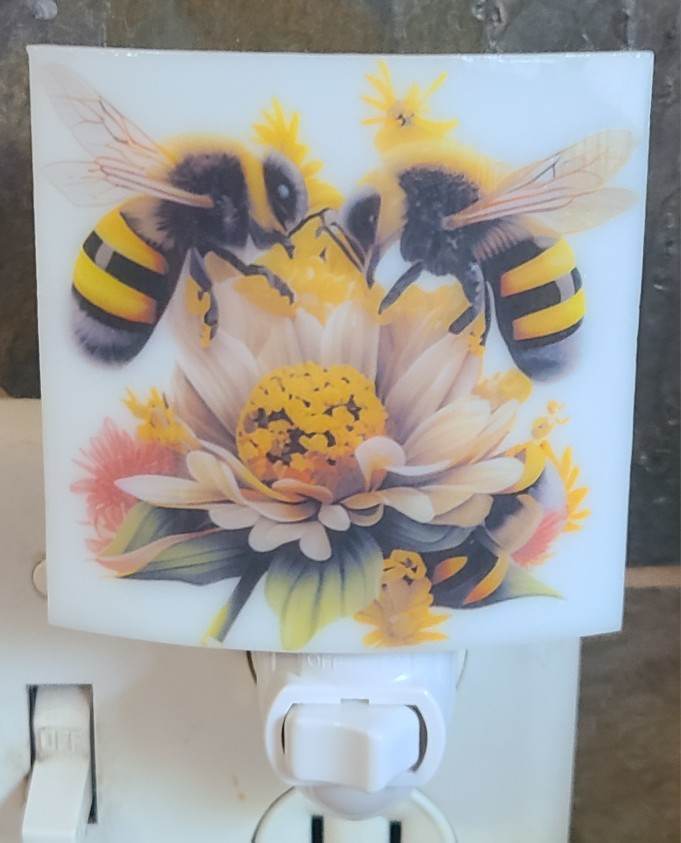 Nightlight-Honeybees by Kathy Kollenburn 
