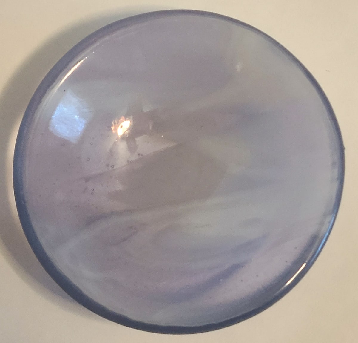 Small Bowl-Neo Lavender Tint with White Streaky 