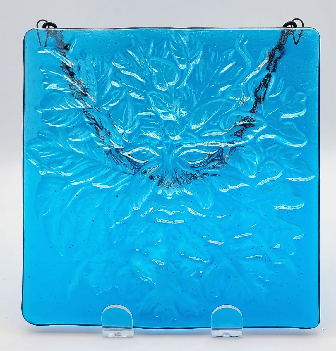 Garden Hanger-Greenman in Turquoise Irid 