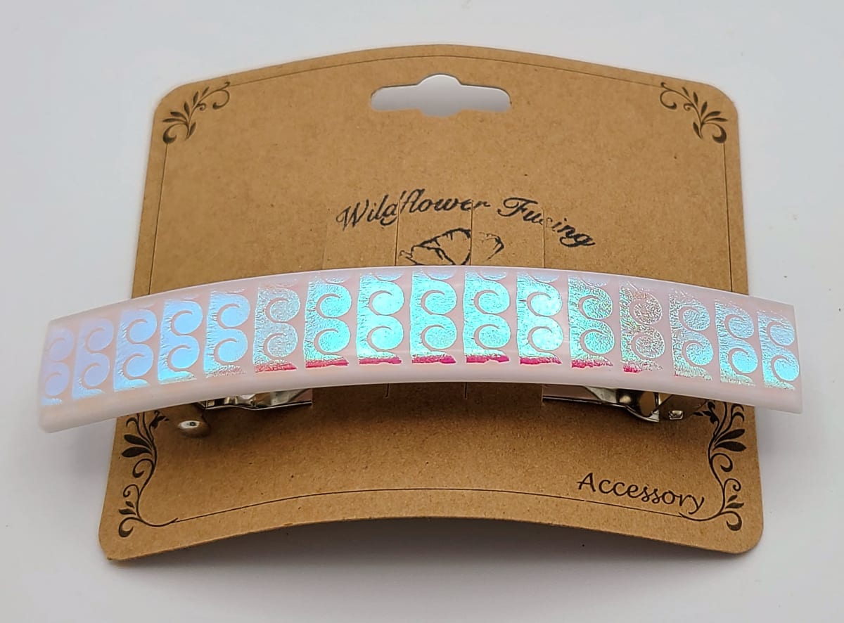 Barrette-White Wave on Dichroic by Kathy Kollenburn 