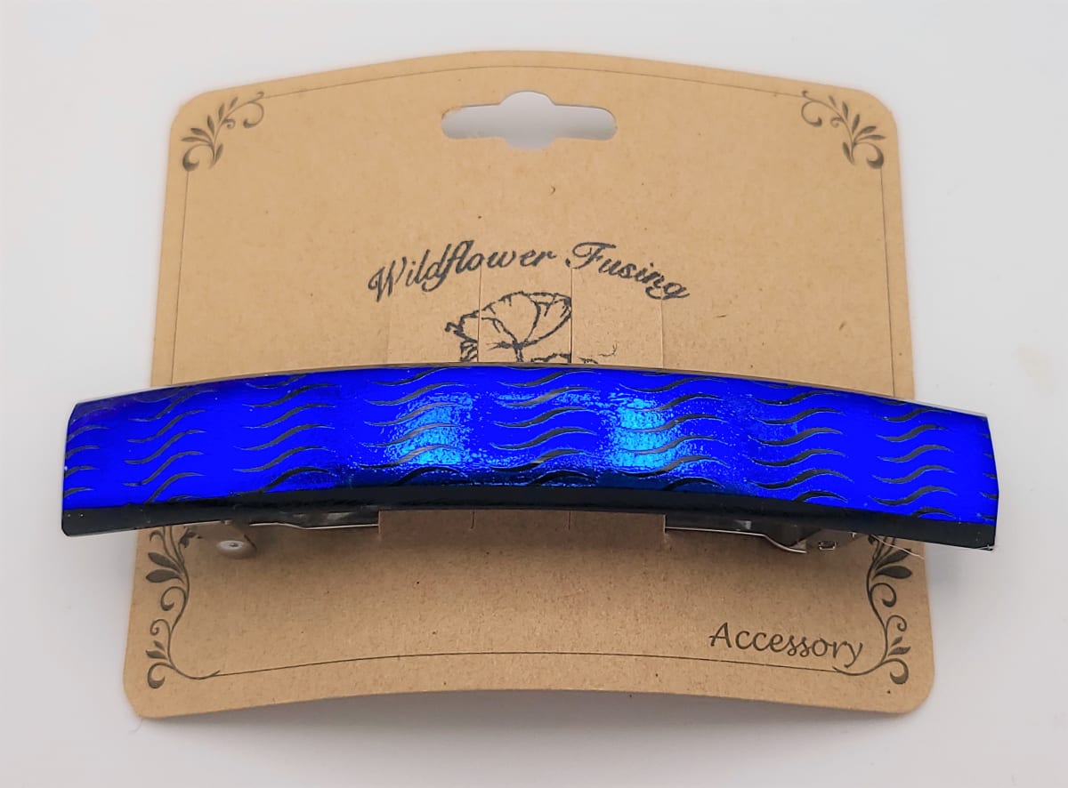 Barrette-Blue Dichroic with Curves 