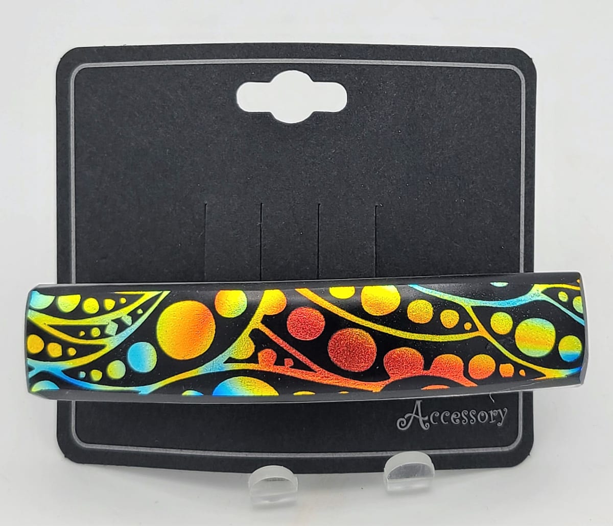 Barrette-Etched Cells on Rainbow Dichroic by Kathy Kollenburn 