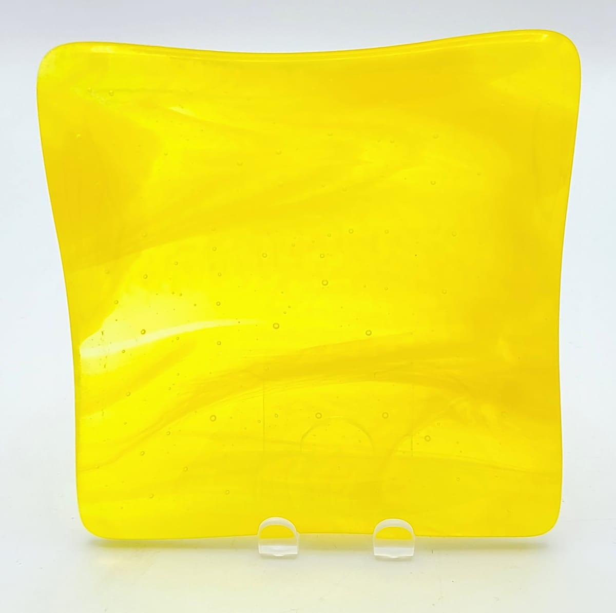 Small Dish-Yellow Streaky by Kathy Kollenburn 