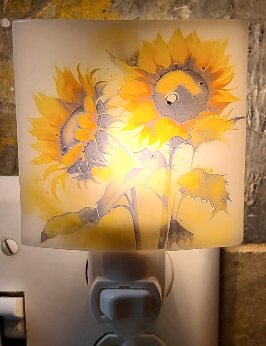 Nightlight-Sunflowers by Kathy Kollenburn 