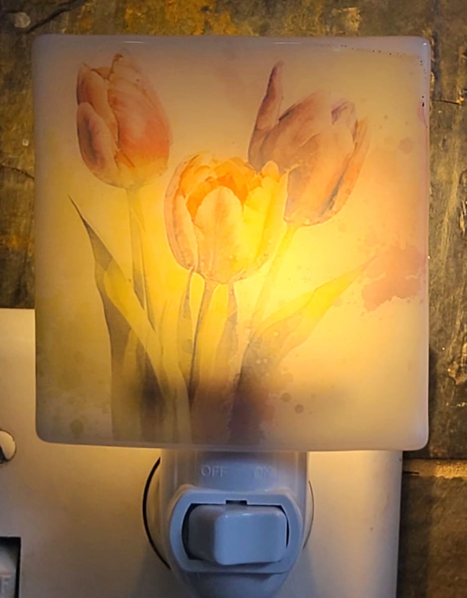 Nightlight-Tulip Trio by Kathy Kollenburn 