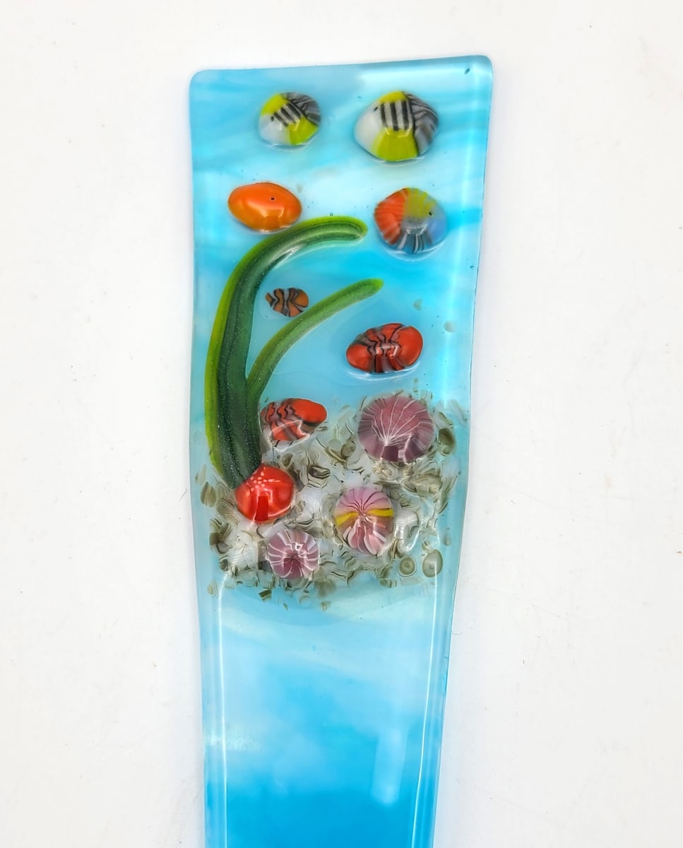 Plant Stake-Undersea Scene by Kathy Kollenburn 