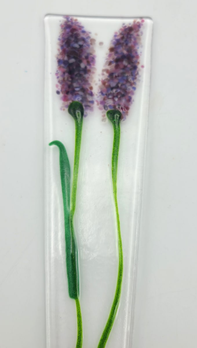 Plant Stake-Double Lavender by Kathy Kollenburn 