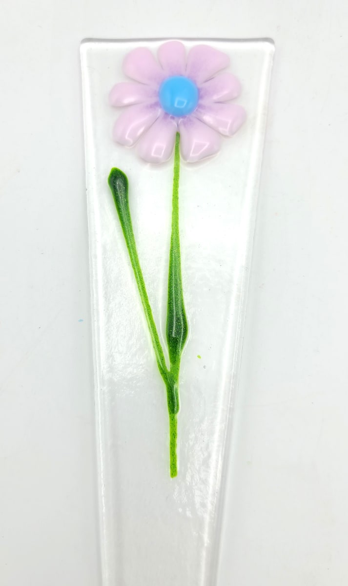 Plant Stake-Pink Daisy by Kathy Kollenburn 