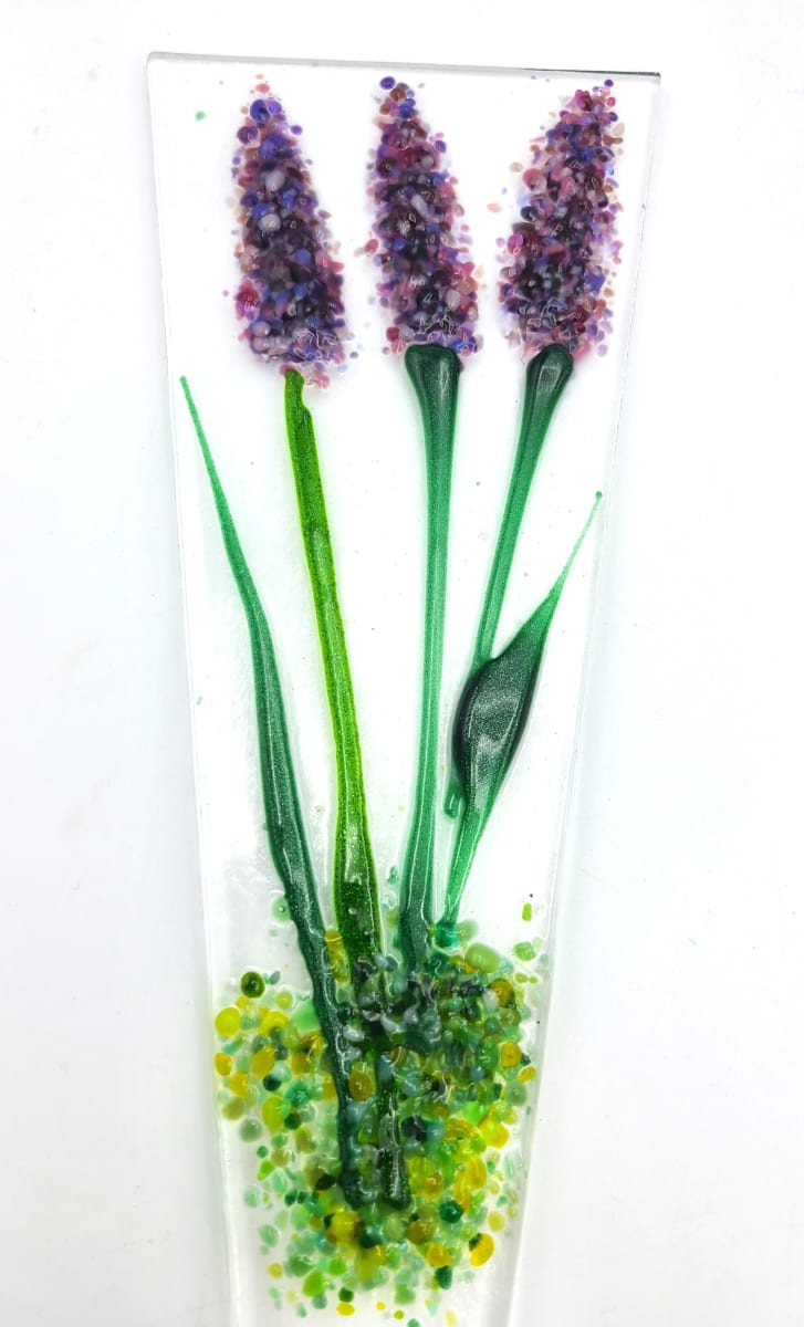 Plant Stake-Lavender Trio by Kathy Kollenburn 