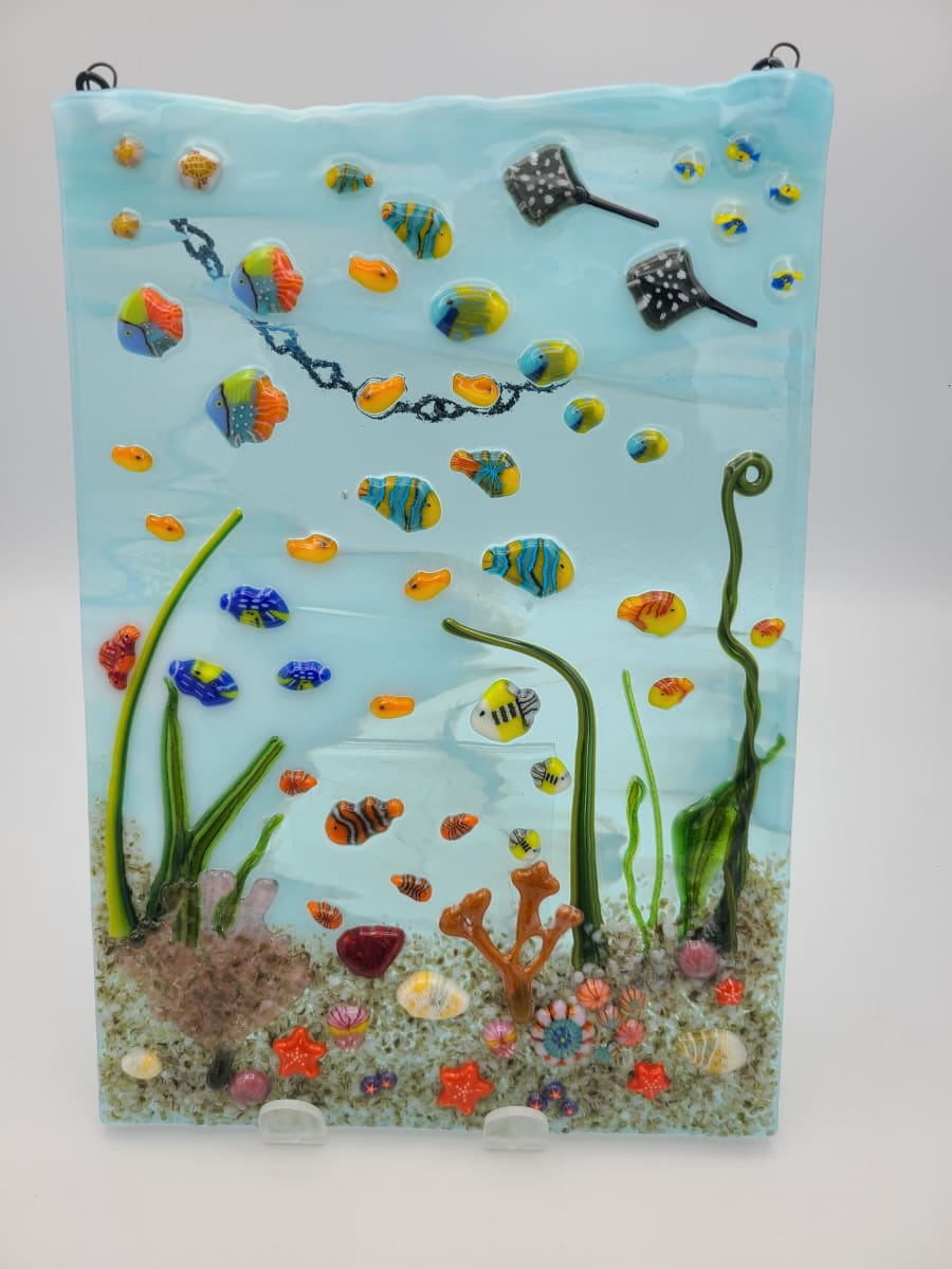 Garden Hanger-Undersea Scene by Kathy Kollenburn 