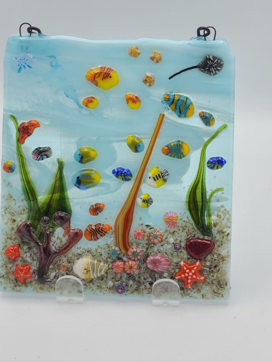 Garden Hanger-Undersea Scene by Kathy Kollenburn 