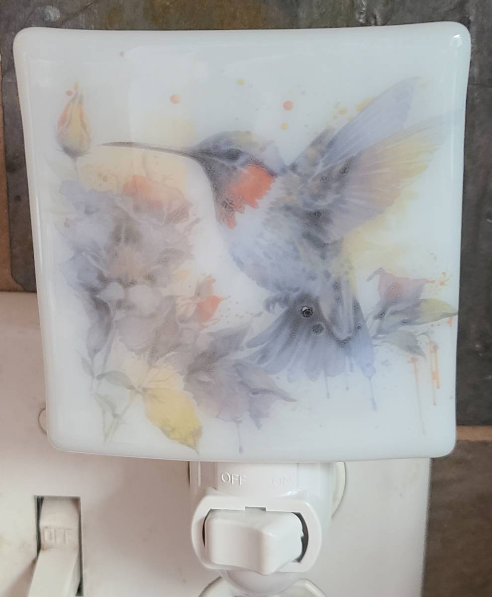 Nightlight-Hummingbird by Kathy Kollenburn 