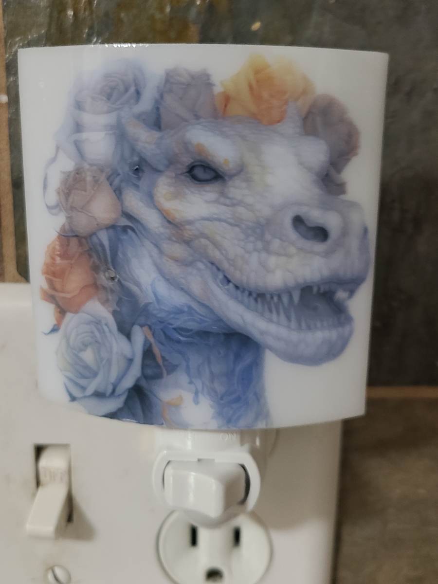 Nightlight-Dragon Head by Kathy Kollenburn 