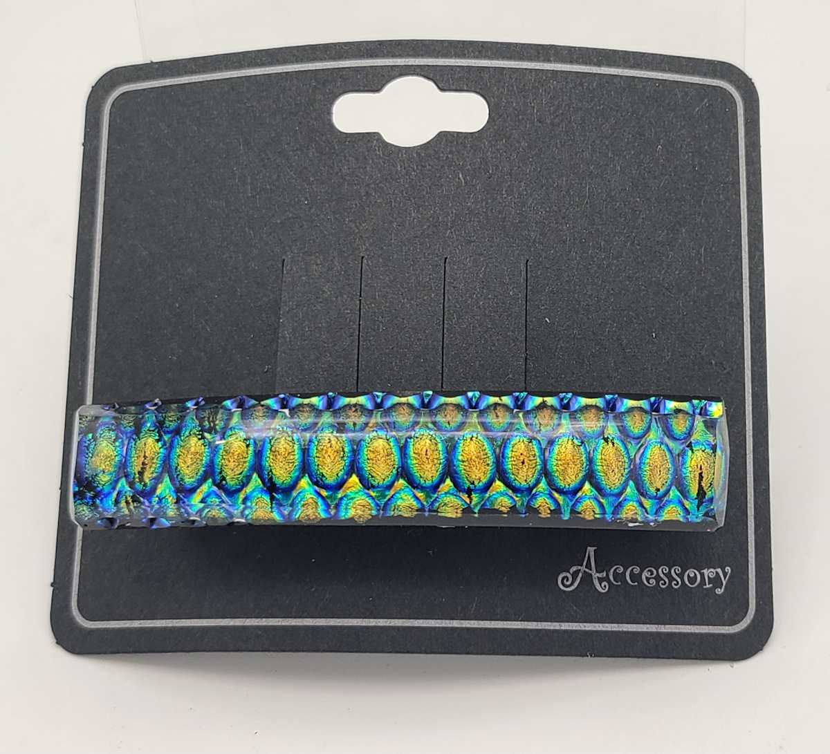 Barrette-Bubble Dichroic by Kathy Kollenburn 