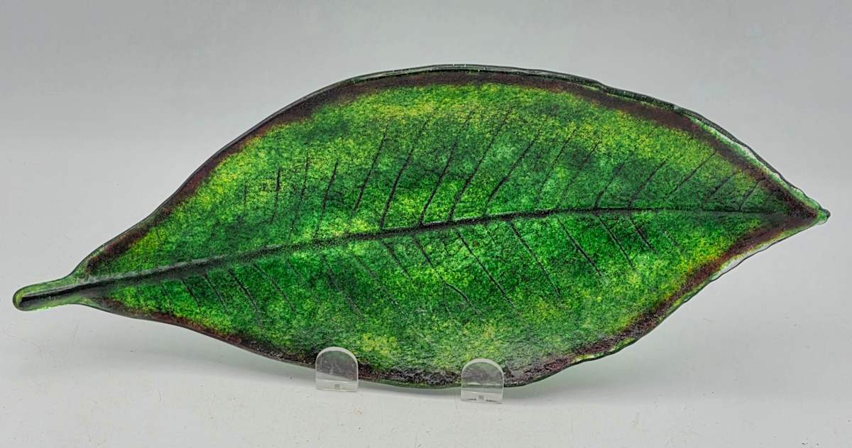 Cloud Forest Magnolia Leaf by Kathy Kollenburn 