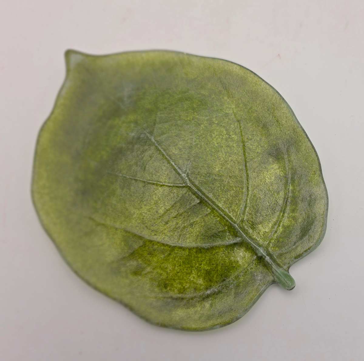 Kiwi Leaf Dish by Kathy Kollenburn 