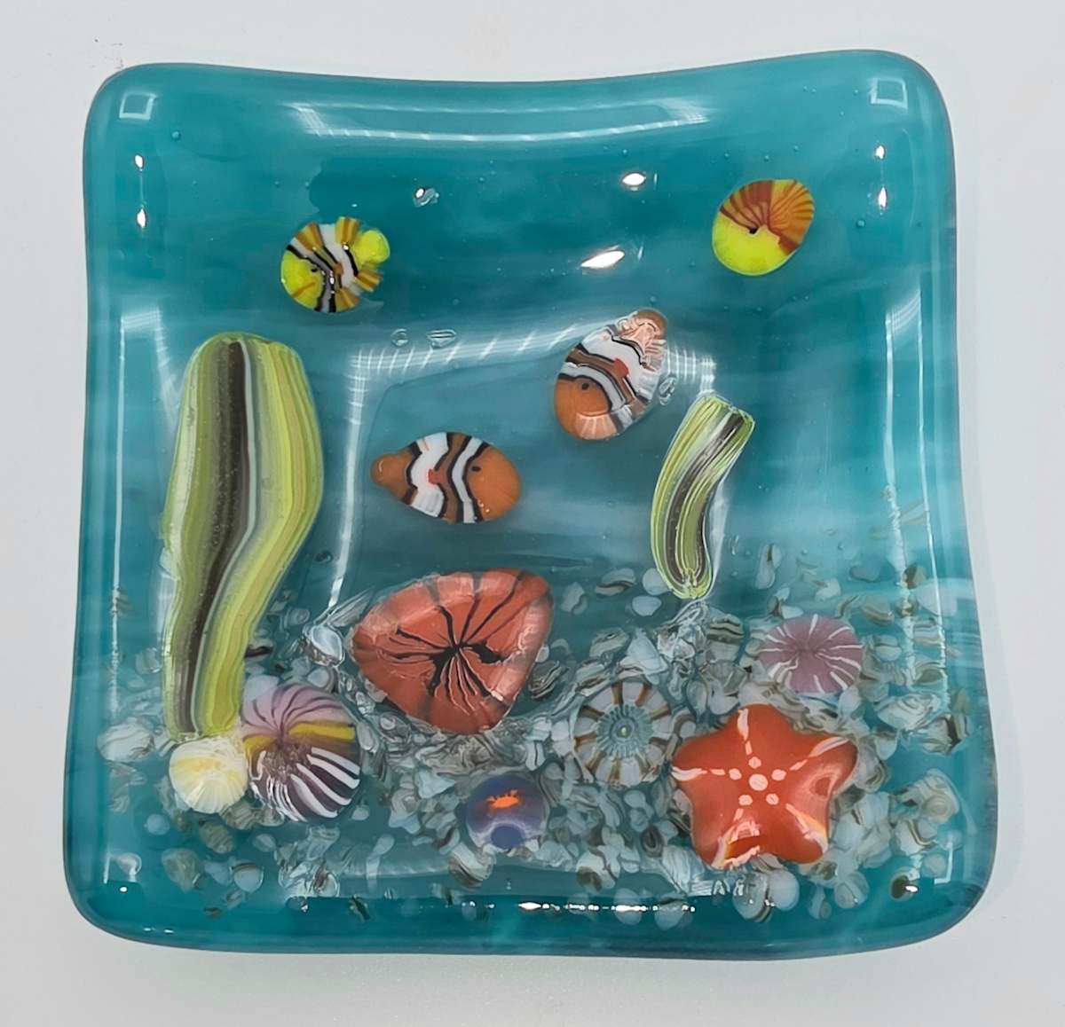 Small Dish-Undersea Scene by Kathy Kollenburn, Image 8.
