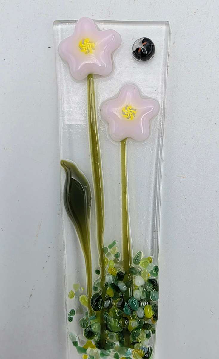 Plant Stake-Cherry Blossoms by Kathy Kollenburn, Image 3.