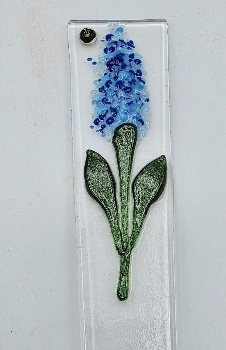 Plant Stake-Delphinium in Blues by Kathy Kollenburn, Image 13.