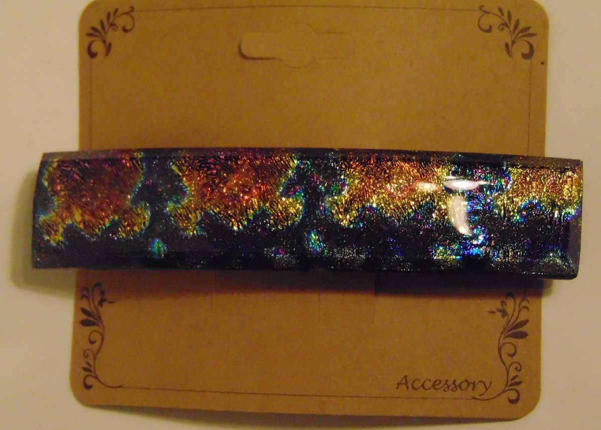 Barrette-Patterned Dichroic by Kathy Kollenburn, Image 1.
