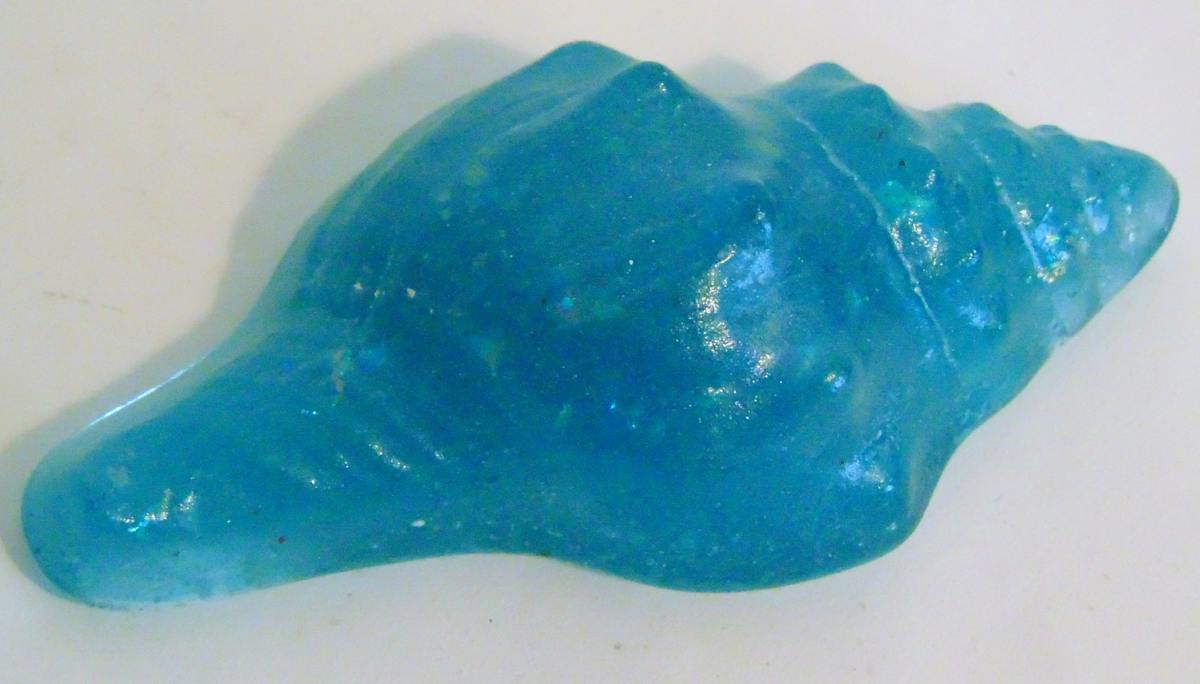 Conch Shell Casting-Turquoise by Kathy Kollenburn, Image 1.