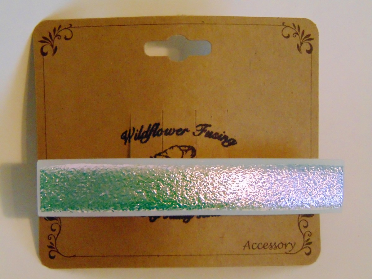 Barrette-White Dichro by Kathy Kollenburn 