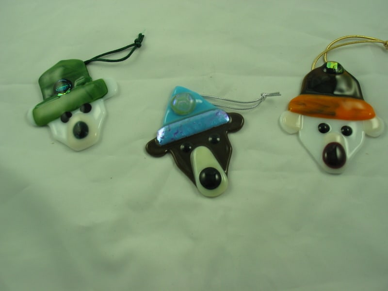 Bear/Dog Ornaments by Kathy Kollenburn, Image 1.