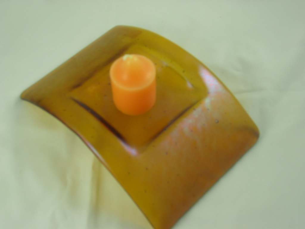 Candle Bridge Amber Irid by Kathy Kollenburn, Image 1.