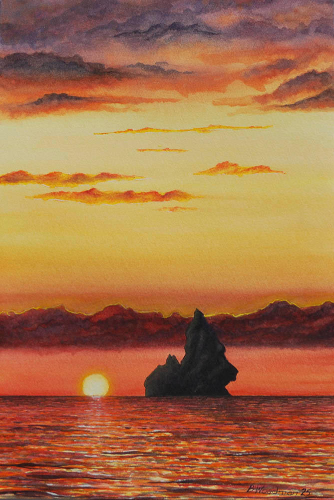 Church Rock Sunset by Barry Woodman, Image 1.