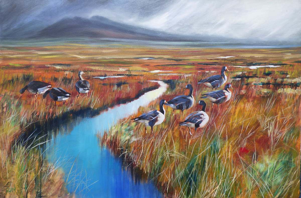Greenland Whitefronts by Philippa Mitchell, Image 1.