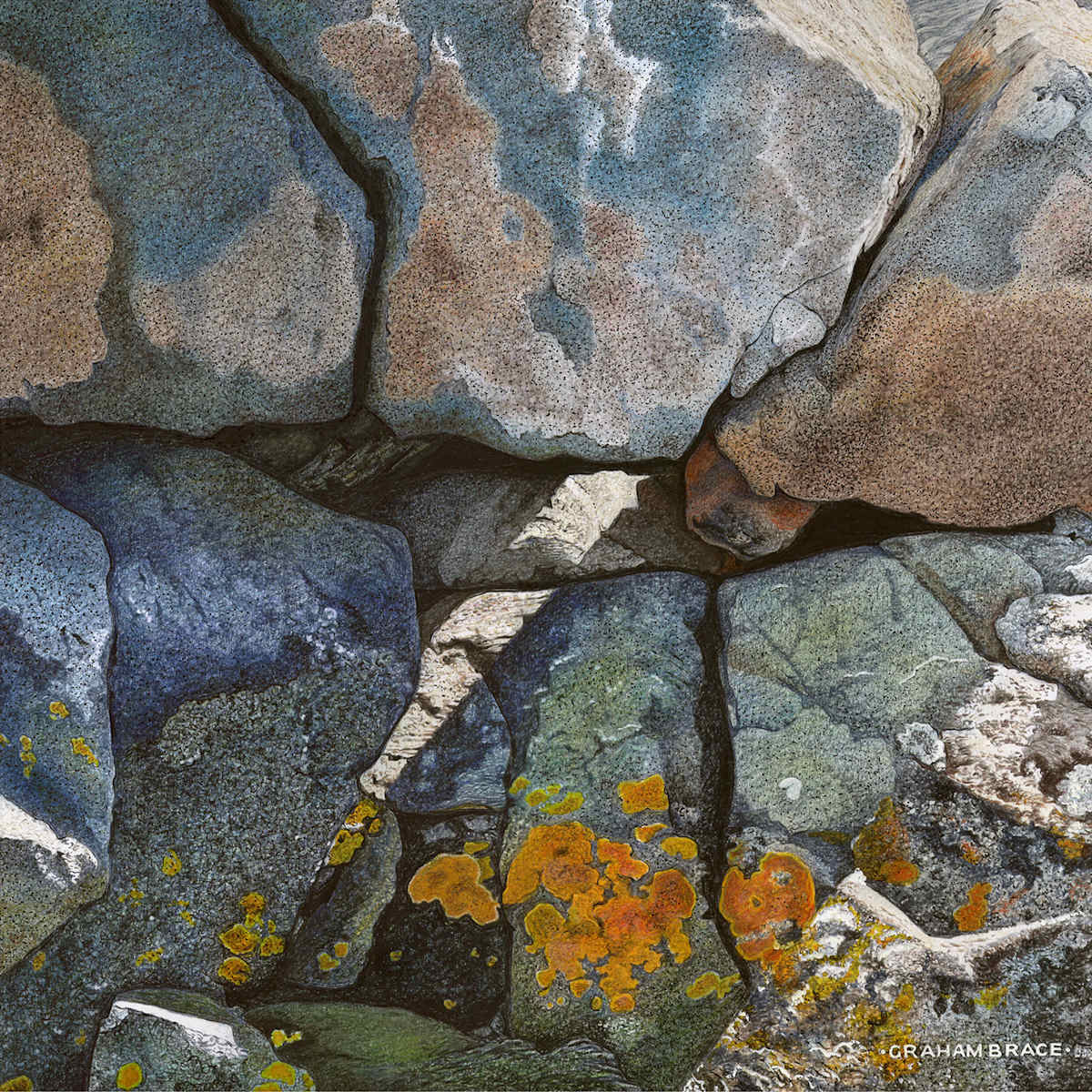 Rock Face St Davids Head by Graham Brace, Image 1.