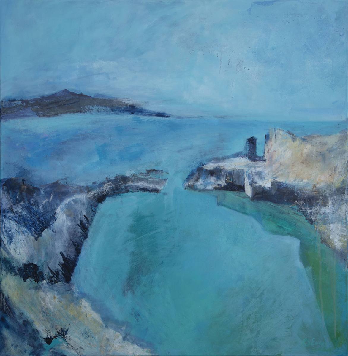 Turquoise Tranquility by Ros Evans, Image 1.