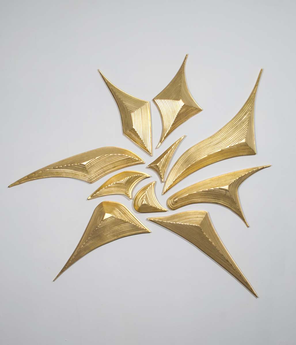 Aetherium by Jennifer Haley  Image: Aetherium embodies the meeting point between stillness and motion — a sculptural expression of poise, luminosity, and inner expansion.  Jennifer Haley