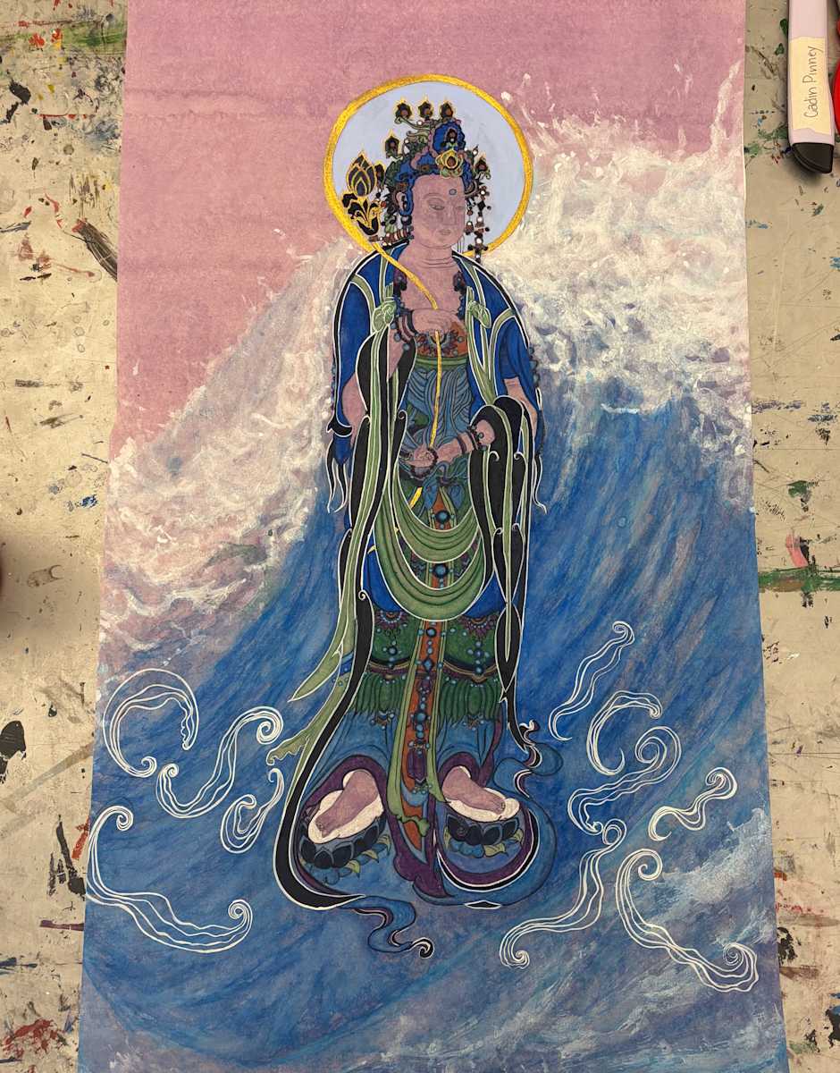 Bodhisattva Rewashed by Riley Wallace, Image 1.