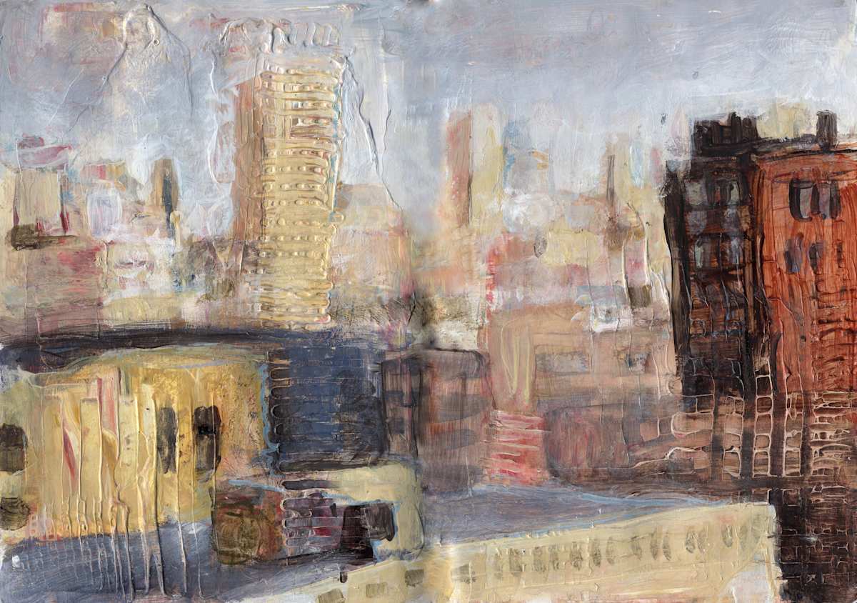 The Day Melted Into Pattern by Artist: Sandra Mucha 