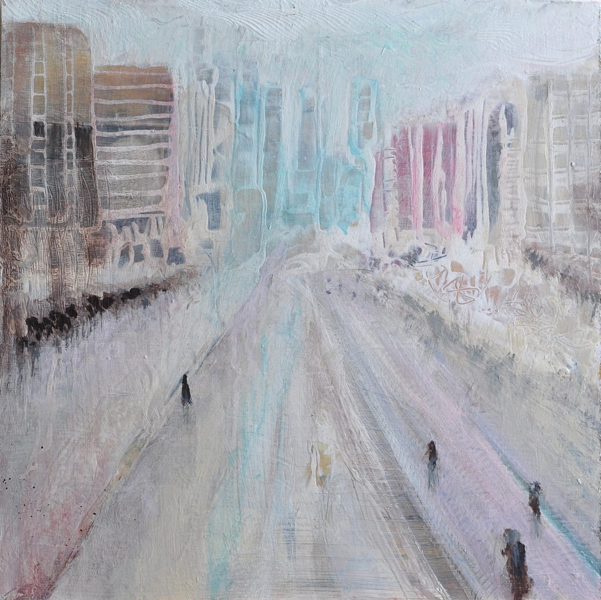 Whispers on Winter Avenue by Artist: Sandra Mucha 