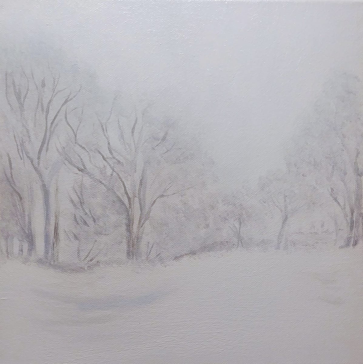 Snow Fog by Artist: Sandra Mucha 