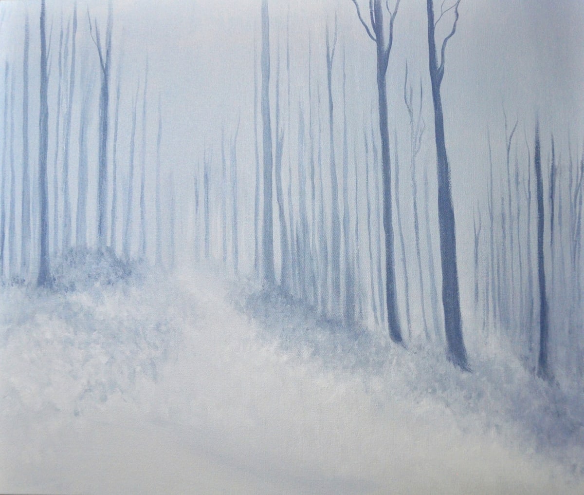 A Path in Winter by Artist: Sandra Mucha 