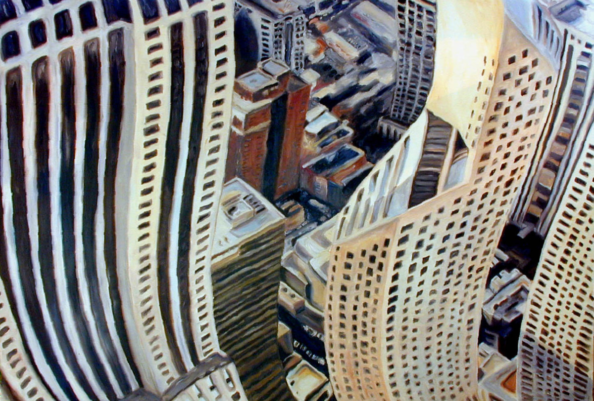 How the City Holds Its Breath by Artist: Sandra Mucha  Image: Stillness can exist in the loudest places