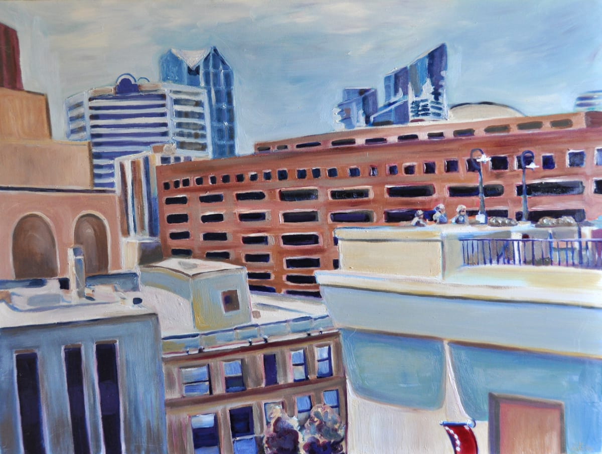 Rooftop Wanderings by Artist: Sandra Mucha 