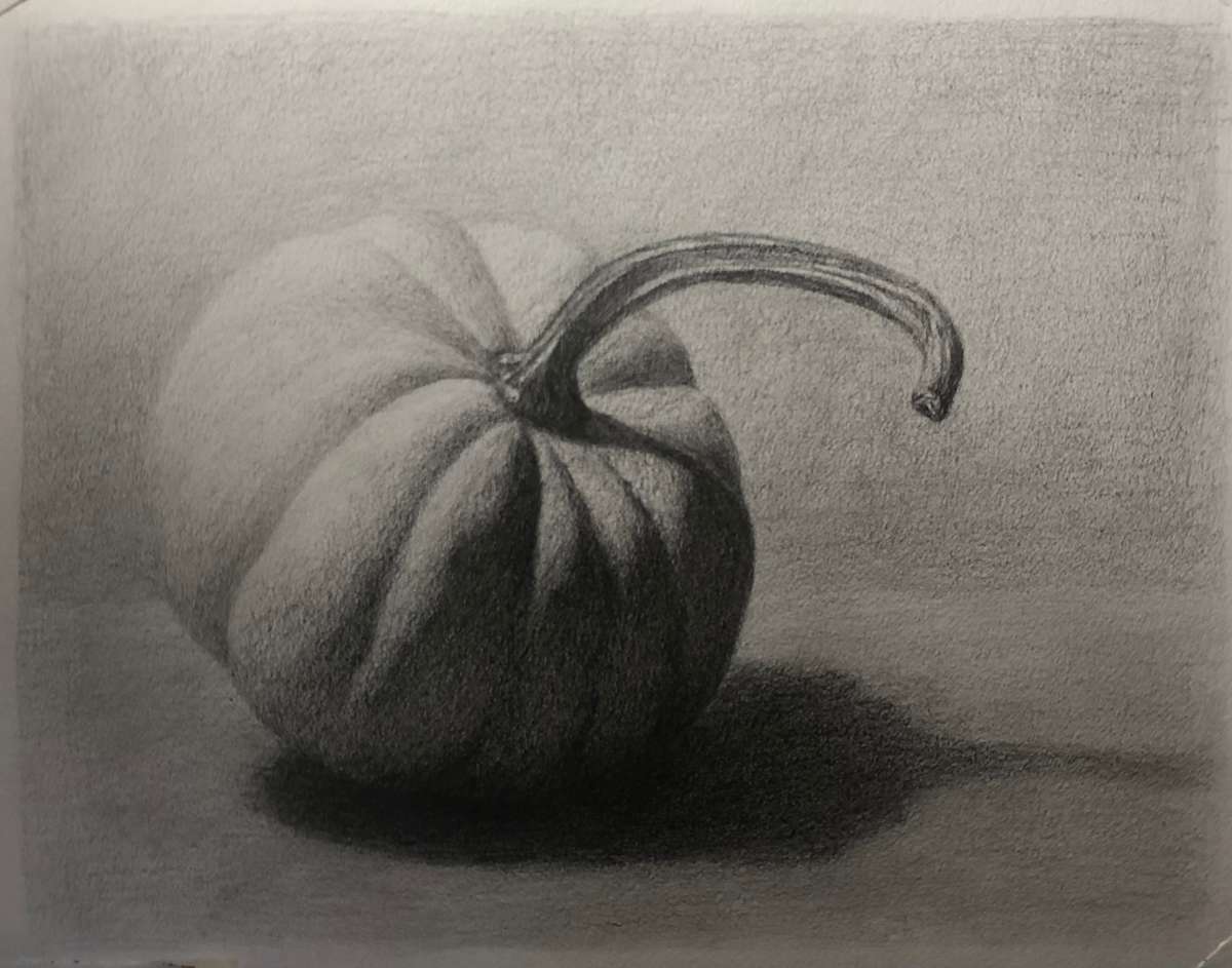 Moody Pumpkin by Amy Mills, Image 1.