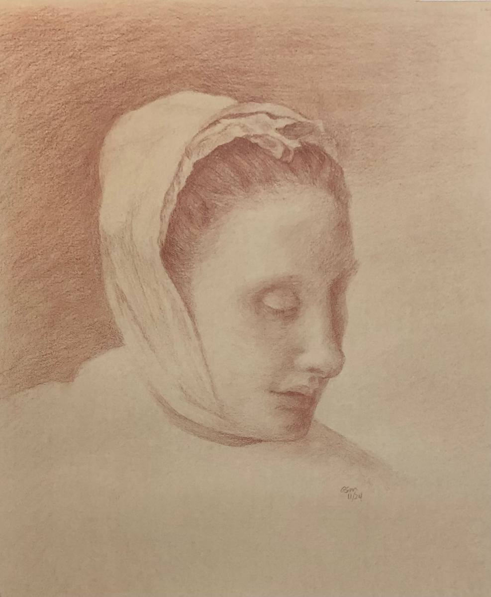 Mastercopy in Red Chalk by Amy Mills, Image 1.