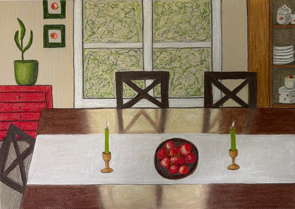 Colorful Dining Room by Amy Mills, Image 1.