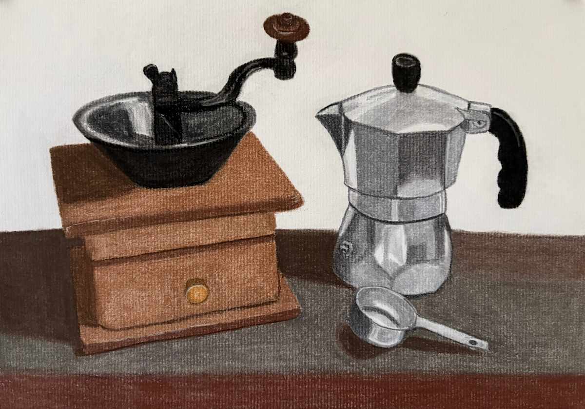Coffee Accoutrement by Amy Mills, Image 1.