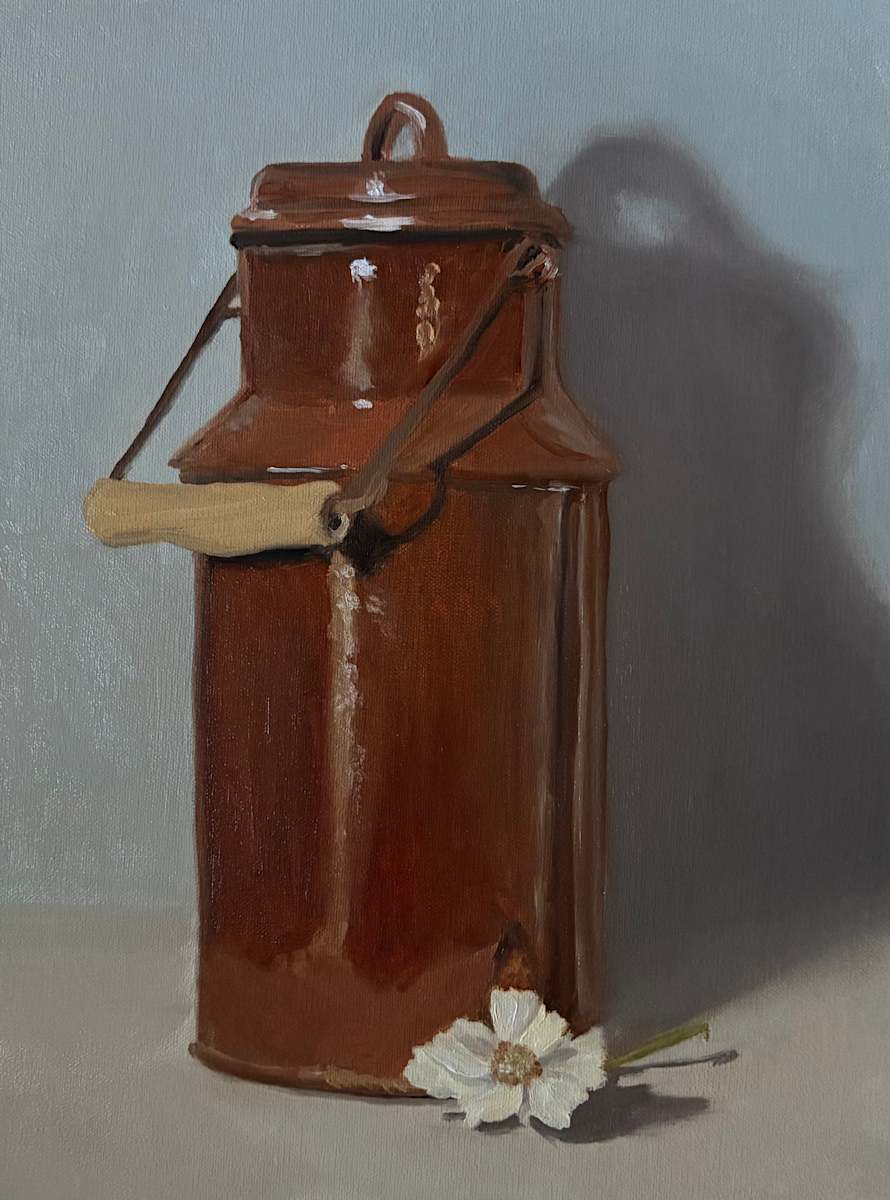 Milk Pale & Flower by Amy Mills, Image 1.