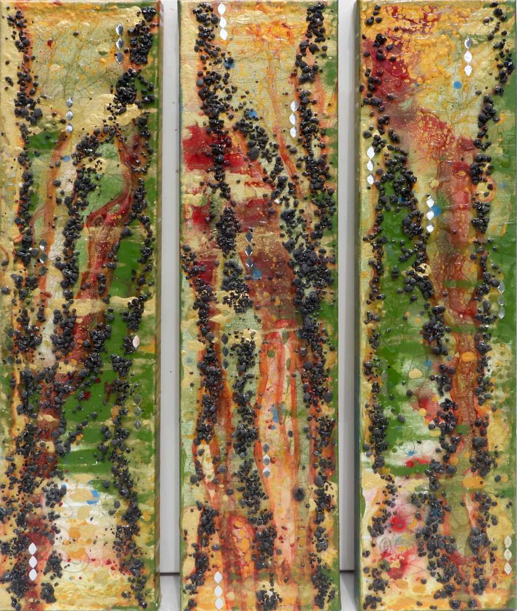 Elemental Harmony (triptych) by Laura McClanahan, Image 19.