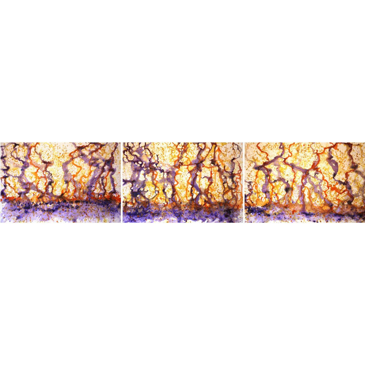 Multiwave Attunement (TRIPTYCH) by Laura McClanahan 