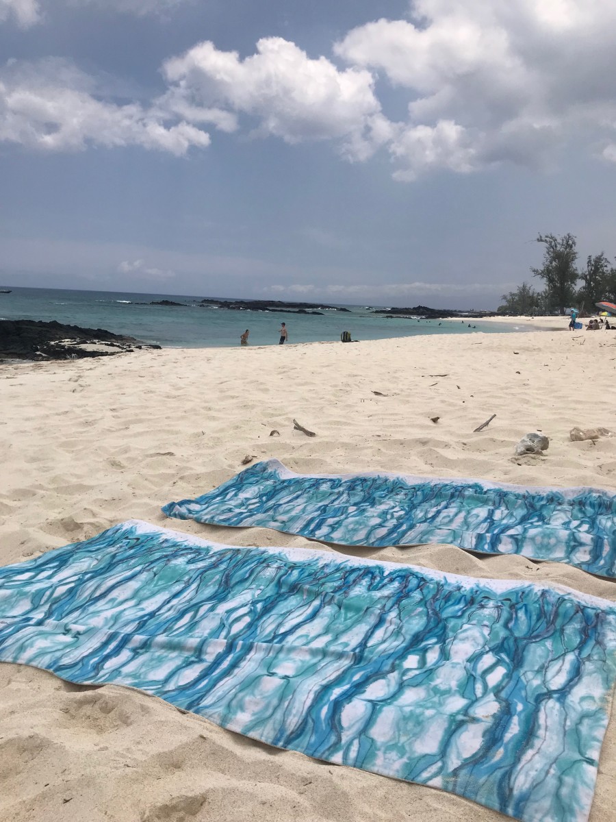 Entwined In The Line - Beach Towel by Laura McClanahan 