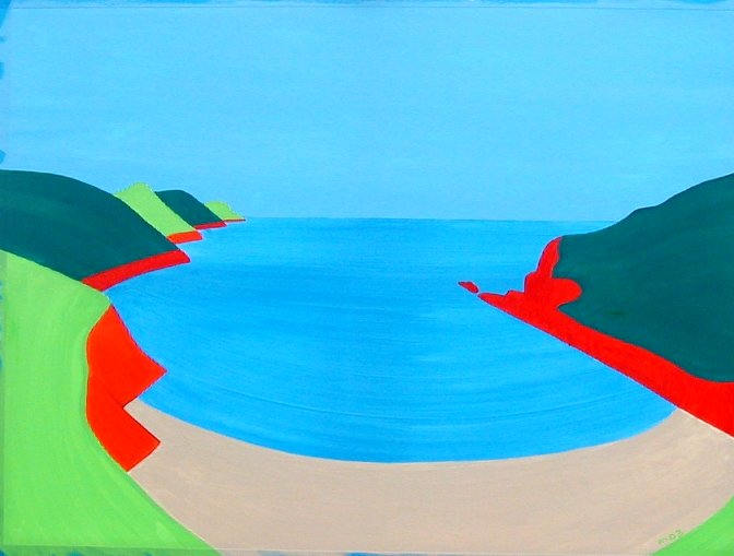 Calm Sea Distant Horizon by Martin Briggs, Image 1.