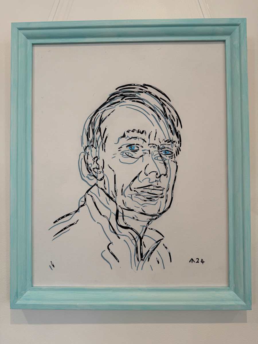 Self Portrait with Shadow by Martin Briggs 